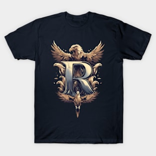 Eagles and the letter R - Fantasy T-Shirt